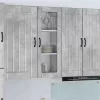 Fali konyhaszekrény Beton Szürke 40 x 31 x 100 cm Faanyag