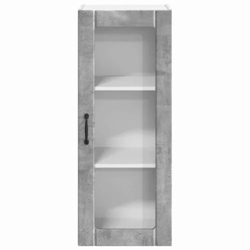 Fali konyhaszekrény Beton Szürke 40 x 31 x 100 cm Faanyag