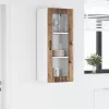 Fali konyhaszekrény polcokkal Öreg fa 40 x 31 x 100 cm Faanyag