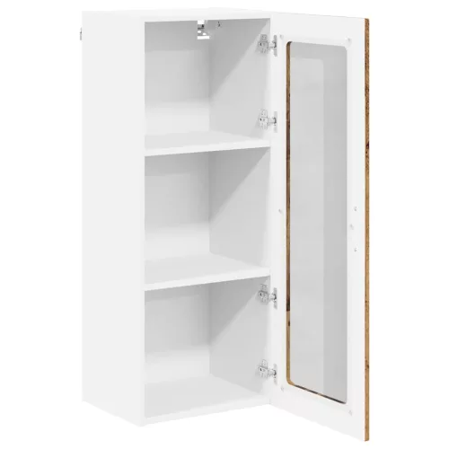 Fali konyhaszekrény polcokkal Öreg fa 40 x 31 x 100 cm Faanyag
