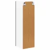 Fali konyhaszekrény polcokkal Fekete 30 x 31 x 100 cm Faanyag