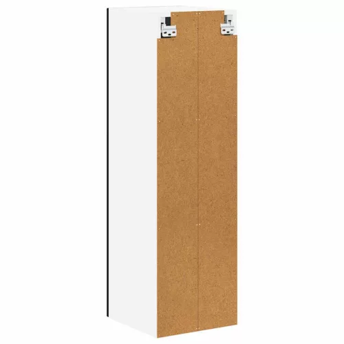 Fali konyhaszekrény polcokkal Fekete 30 x 31 x 100 cm Faanyag