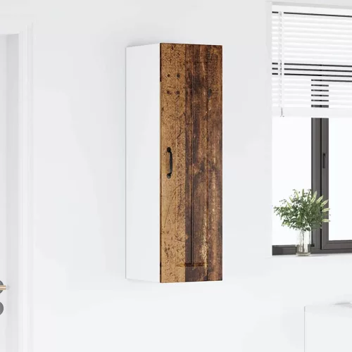 Fali konyhaszekrény polcokkal Öreg fa 30 x 31 x 100 cm Faanyag