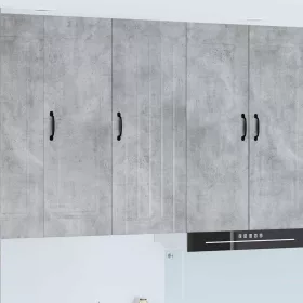 Fali konyhaszekrény Beton Szürke 40 x 31 x 100 cm Faanyag
