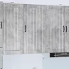 Fali konyhaszekrény Beton Szürke 50 x 31 x 100 cm Faanyag