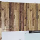 Fali konyhaszekrény polcokkal Öreg fa 50 x 31 x 100 cm Faanyag