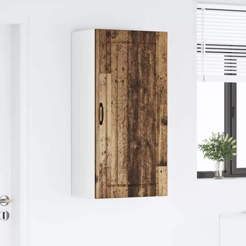 Fali konyhaszekrény polcokkal Öreg fa 50 x 31 x 100 cm Faanyag