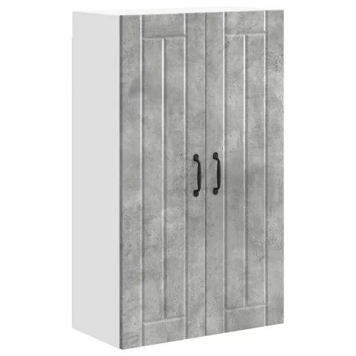 Fali konyhaszekrény Beton Szürke 60 x 31 x 100 cm Faanyag