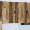Fali konyhaszekrény polcokkal Öreg fa 60 x 31 x 100 cm Faanyag
