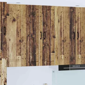   Fali konyhaszekrény polcokkal Öreg fa 60 x 31 x 100 cm Faanyag
