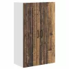 Fali konyhaszekrény polcokkal Öreg fa 60 x 31 x 100 cm Faanyag