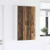 Fali konyhaszekrény polcokkal Öreg fa 60 x 31 x 100 cm Faanyag