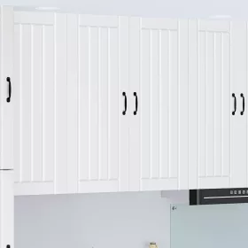   Fali konyhaszekrény polcokkal Fehér 80 x 31 x 100 cm Faanyag