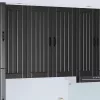 Fali konyhaszekrény polcokkal Fekete 80 x 31 x 100 cm Faanyag