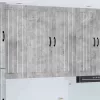 Fali konyhaszekrény Beton Szürke 80 x 31 x 100 cm Faanyag