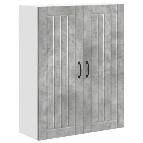 Fali konyhaszekrény Beton Szürke 80 x 31 x 100 cm Faanyag