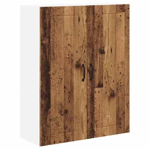 Fali konyhaszekrény polcokkal Öreg fa 80 x 31 x 100 cm Faanyag