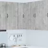 Fali konyhaszekrény Beton Szürke 57 x 57 x 100 cm Faanyag