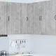 Fali konyhaszekrény Beton Szürke 57 x 57 x 100 cm Faanyag