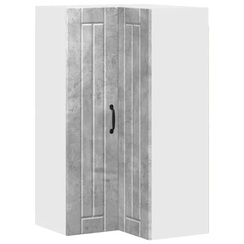 Fali konyhaszekrény Beton Szürke 57 x 57 x 100 cm Faanyag