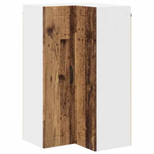 Fali konyhaszekrény polcokkal Öreg fa 57 x 57 x 100 cm Faanyag