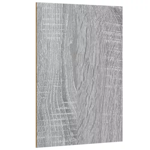 Dekor Panelek 12 pcs Szürke sonoma 15 x 21 x 0.3 cm Faanyag