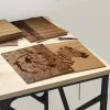 Dekor Panelek 12 pcs Régi fa 15 x 21 x 0.3 cm Faanyag