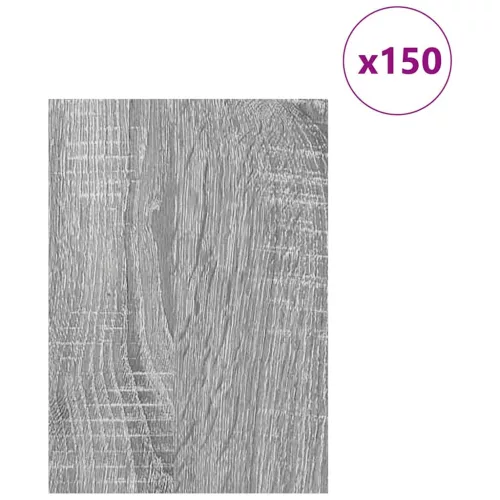 Dekor Panelek 150 pcs Szürke sonoma 21 x 30 x 0.3 cm Faanyag