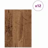 Dekor Panelek 12 pcs Régi fa 21 x 30 x 0.3 cm Faanyag