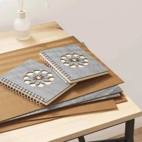 Dekor Panelek 12 pcs Szürke sonoma 30 x 42 x 0.3 cm Faanyag