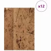 Dekor Panelek 12 pcs Régi fa 30 x 42 x 0.3 cm Faanyag