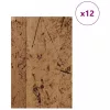 Dekor Panelek 12 pcs Régi fa 40 x 60 x 0.3 cm Faanyag