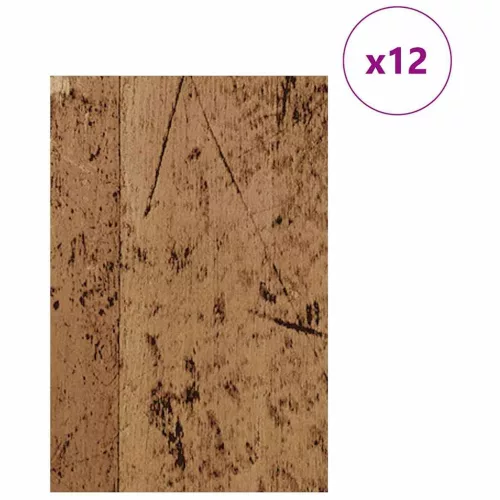 Dekor Panelek 12 pcs Régi fa 40 x 60 x 0.3 cm Faanyag
