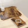 Dekor Panelek 12 pcs Füstölt tölgy 30 x 30 x 0.3 cm Faanyag