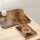 Dekor Panelek 12 pcs Füstölt tölgy 30 x 30 x 0.3 cm Faanyag