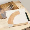 Dekor Panelek 12 pcs Füstölt tölgy 30 x 30 x 0.3 cm Faanyag