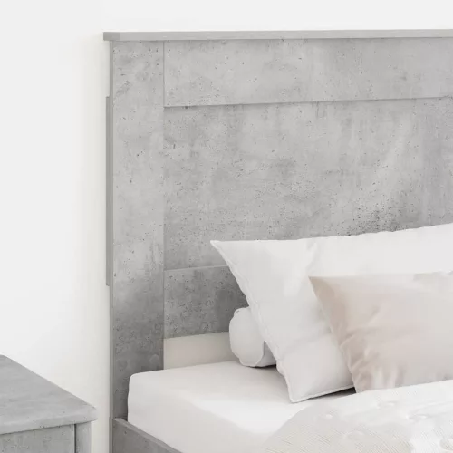 Fejtámla fejtámlával Beton Szürke 75 cm Faanyag