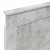 Fejtámla fejtámlával Beton Szürke 75 cm Faanyag