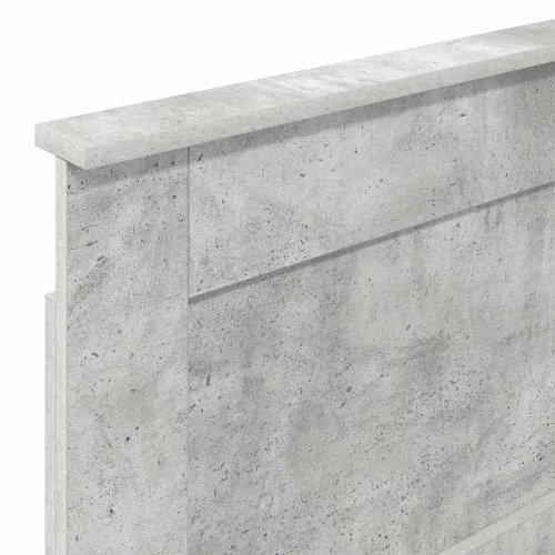 Fejtámla fejtámlával Beton Szürke 75 cm Faanyag
