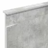 Fejtámla fejtámlával Beton Szürke 75 cm Faanyag