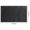 Téglalap alakú Fekete PE Medence-takaró 8x5 m