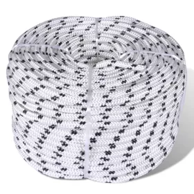 Poliészter fonott hajókötél tekercs 14 mm x 50 m