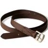Lovaglás Nyereg Készlet 16 "Valódi Bőr Barna 14 cm 5-az-1- be