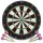 Szizálból készült professzionális darts tábla 6 nyíllal