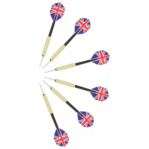 Szizálból készült professzionális darts tábla 6 nyíllal