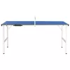 1,5 méteres kék pingpongasztal hálóval 152 x 76 x 66 cm
