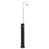 Fekete szolárzuhany 214 cm 20 L