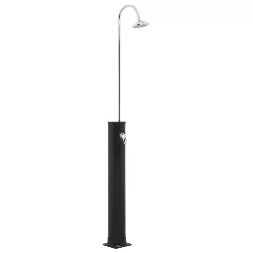 Fekete szolárzuhany 214 cm 20 L