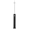 Fekete szolárzuhany 214 cm 20 L