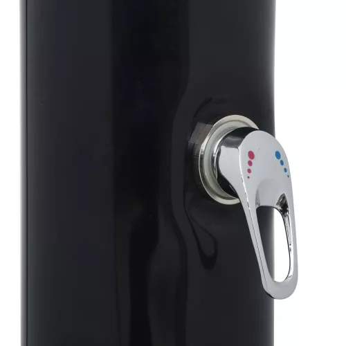 Fekete szolárzuhany 214 cm 20 L